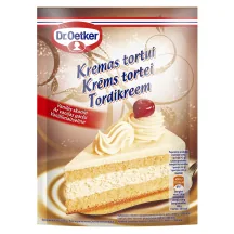 KRĒMS TORTEI DR. OETKER AR VANIĻAS GARŠU 105G