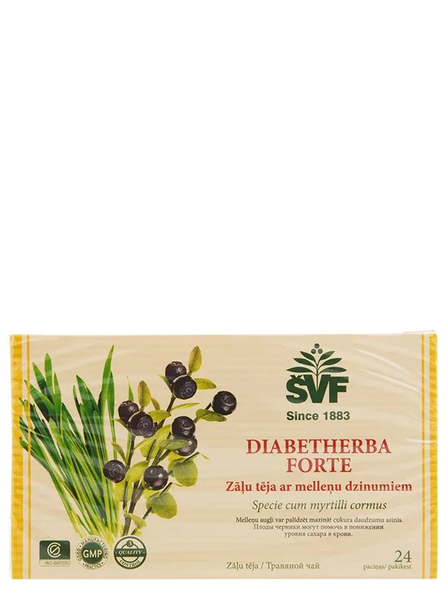 Tēja diabetherba forte, 24 paciņas