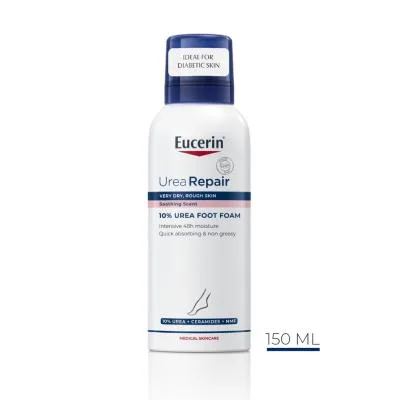 Eucerin Urearepair Plus 10% putas ļoti sausām un raupjām pēdām 150 ml
