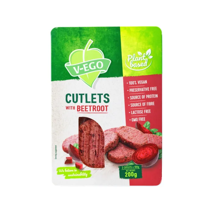 KOTLETES AR BIETĒM VEGĀNIEM 200G