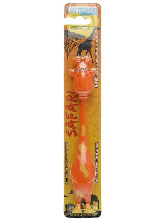 Foramen Kids Safari zobu suka extra soft+futlāris, 1 gb.