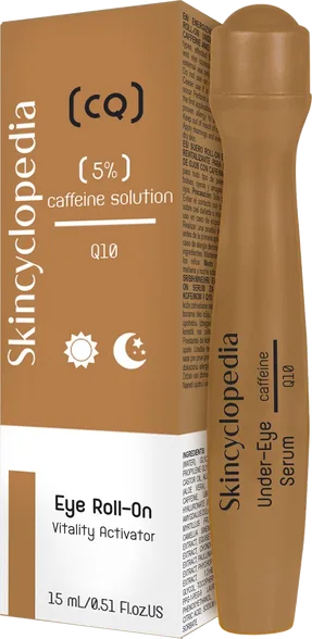 Skincyclopedia With Caffeine and Q10 serums, 15 ml