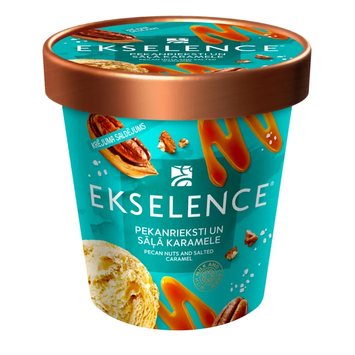 KRĒJUMA VANIĻAS SALDĒJUMS EKSELENCE AR SĀĻĀS KARAMELES MĒRCI UN KARAMELIZĒTIEM PEKANRIEKSTIEM 500ML/270G