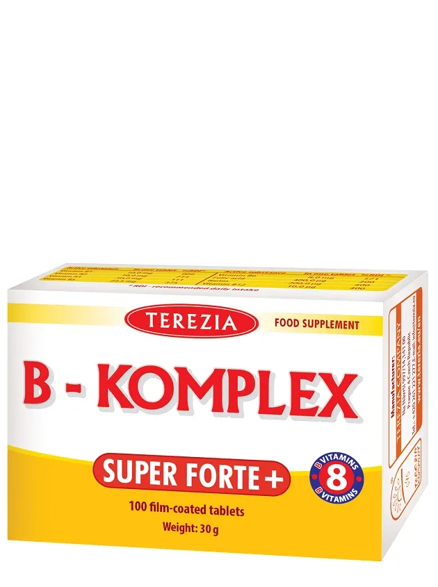 Terezia Komplekss ar astoņiem B grupas vitamīniem, 100 tabletes