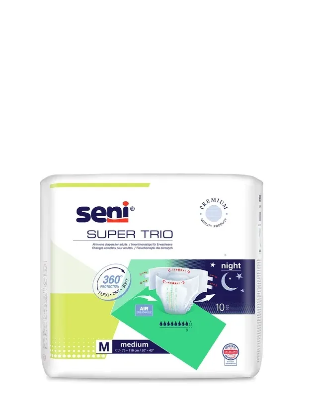 Seni Super Trio ночные трусики, размер M, 10 шт.