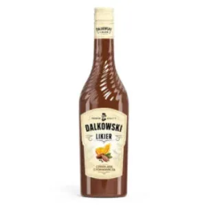 Liķieris dalkowski ar šok. un apelsīna garšu 15% 0,5 l