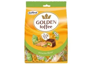 KONFEKTES GOLDEN TOFFEE PISTĀCIJU KONTI 200G