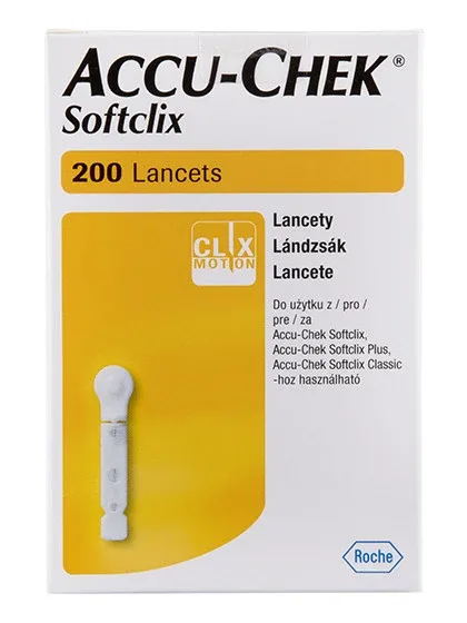 Accu-Chek Softclix Lancetes, 200 gb.