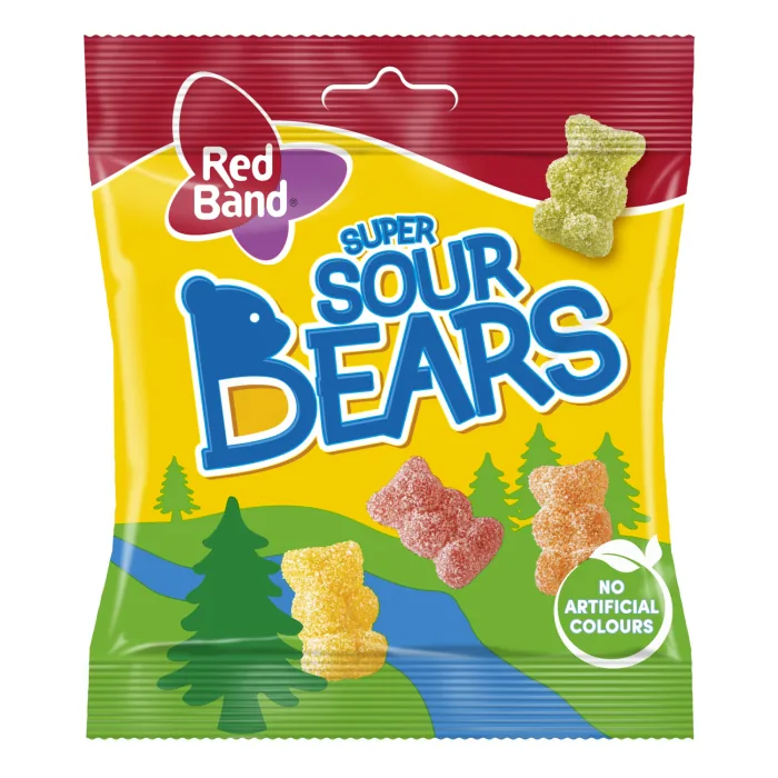 ŽELEJKONFEKTES REDBAND SOUR BEARS 100G