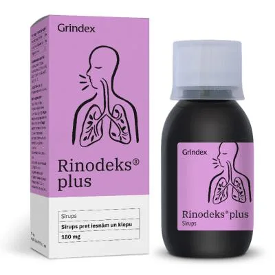 Rinodeks Plus sīrups 180 ml