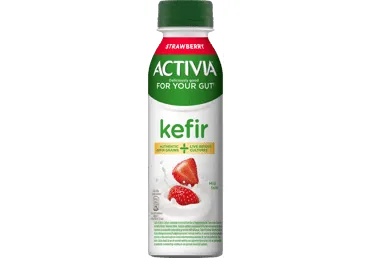 KEFĪRS ACTIVIA AR ZEMENĒM 280G