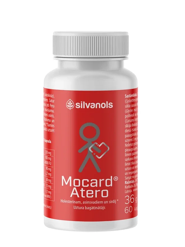 Mocard atero, 60 kapsulas