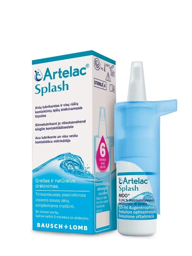 Artelac Splash Mdo acu pilieni, 10 ml