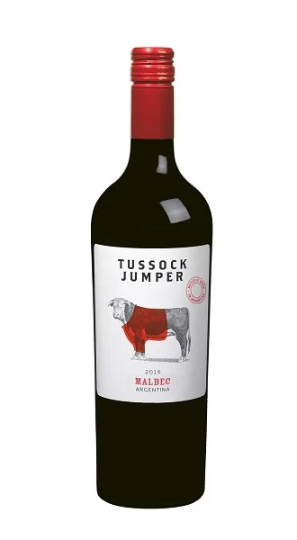 Sarkanvīns Tussock Jumper Malbec, sauss, 13%, 0,75 l