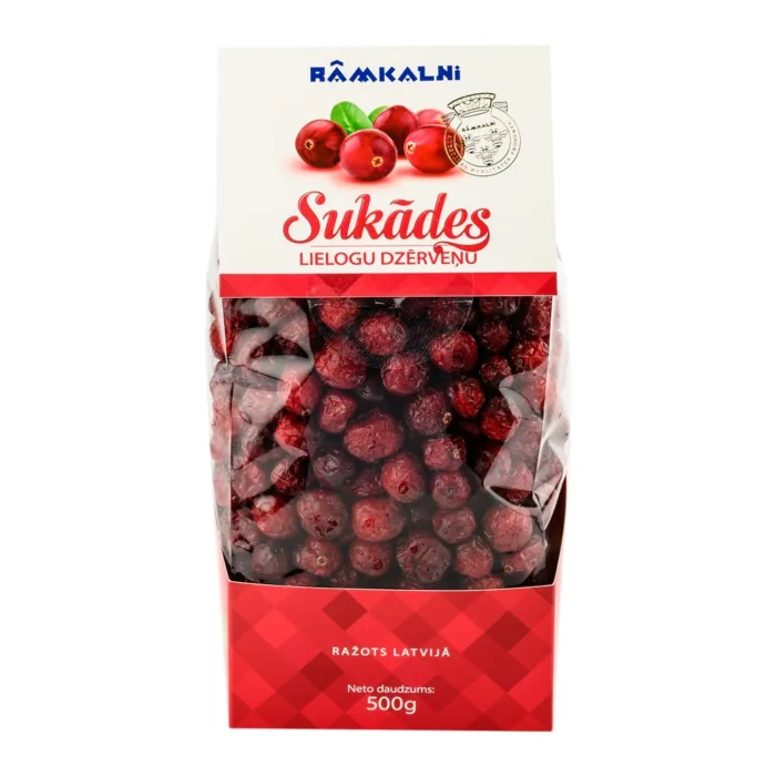 SUKĀDES RĀMKALNI DZĒRVEŅU 500G