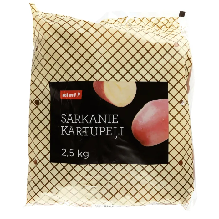 KARTUPEĻI RIMI SARKANIE 2,5KG