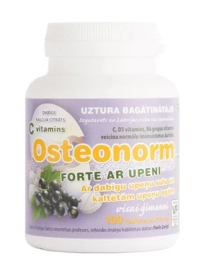 Osteonorm Forte 700 mg - upeņu, 100 tabletes
