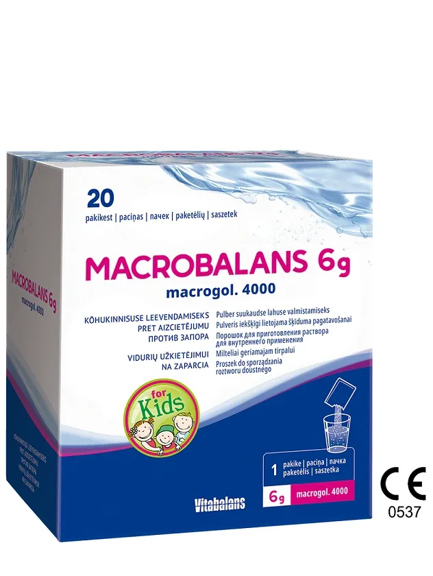 Macrobalans, 6 g X 20 paciņas
