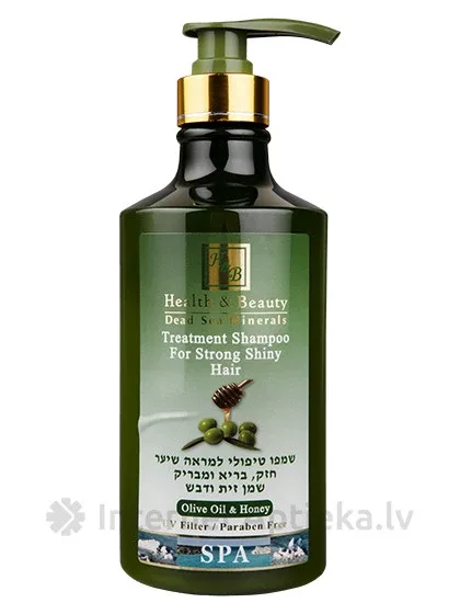 H&B atdzīvinošs šampūns ar olīveļļu un medu, 780 ml