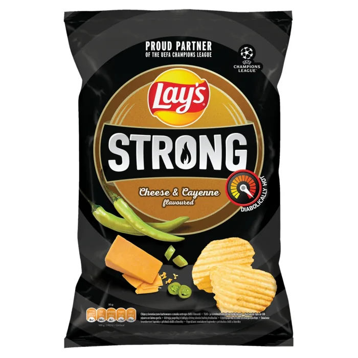 RIEVOTI KARTUPEĻU ČIPSI LAY'S AR SIERA UN PIKANTĀS PAPRIKAS GARŠU 120G