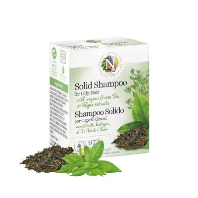 Natural cietais šampūns taukainiem matiem 50 g