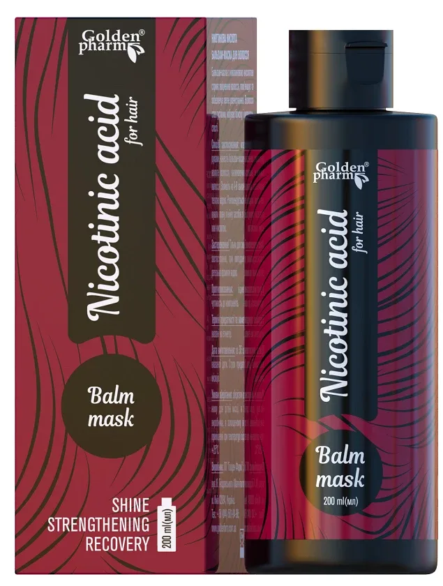 Nikotīnskābes balzams-maska, 200 ml