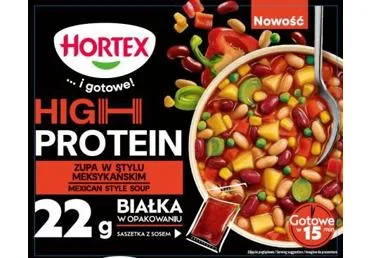 SALDĒTI DĀRZEŅI HORTEX PROTEIN MEKSIKĀŅU ZUPA 450G
