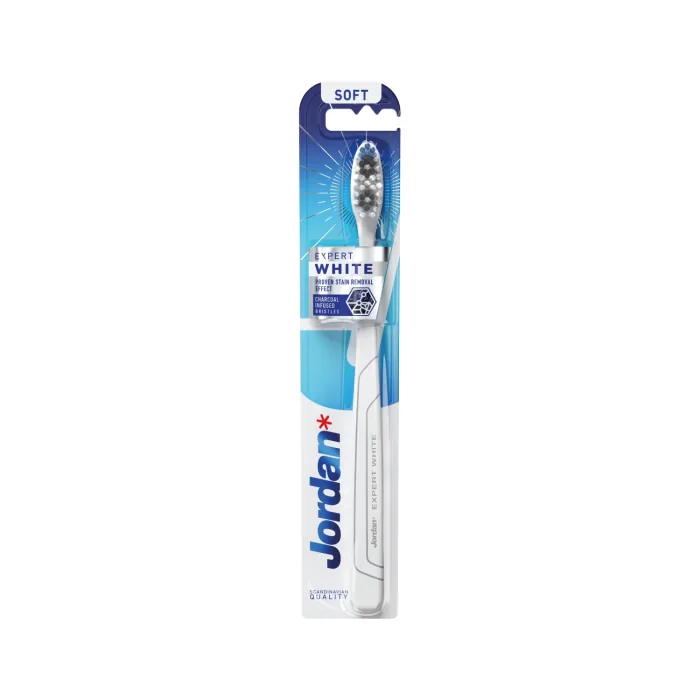 ZOBU BIRSTE JORDAN EXPERT WHITE, MĪKSTA