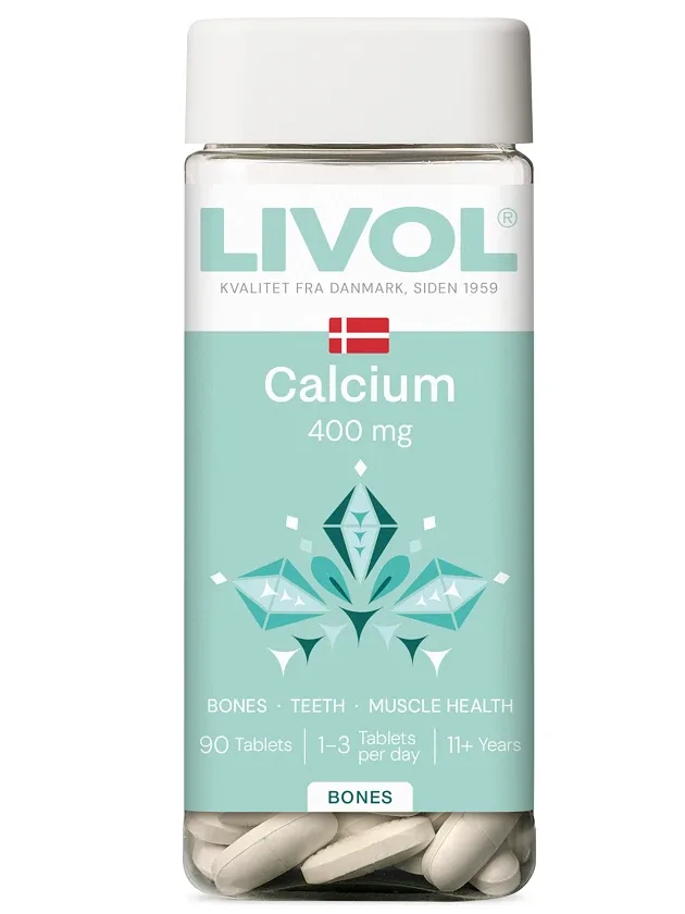 Livol Calcium 400 mg tabletes, 90 gb.