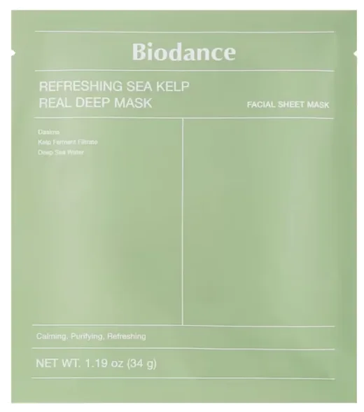 Biodance Refreshing Sea Kelp real deep sejas maska, 1 gab.