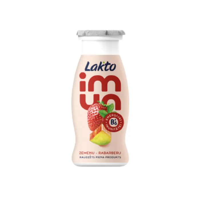 RAUDZĒTS PIENA PRODUKTS LAKTO ZEMEŅU-RABARBERU BEZ LAKTOZES 100G