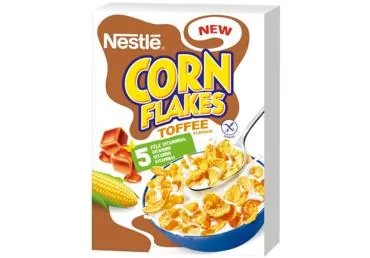 SAUSĀS BROKASTIS NESTLE CORN FLAKES TOFFEE 350G