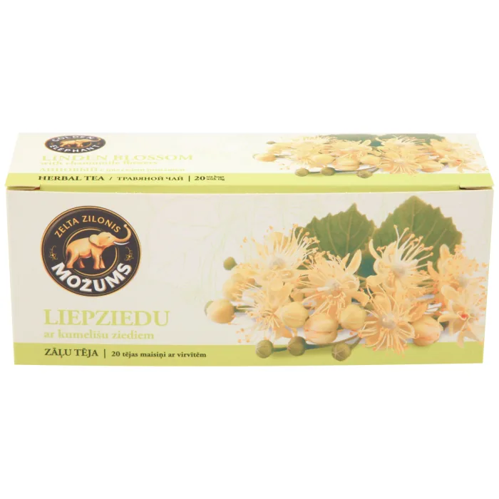 ZĀĻU TĒJA MOŽUMS LIEPZIEDU 20X1,5G