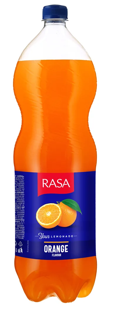 GĀZĒTS ATSPIRDZINOŠS DZĒRIENS RASA AR APELSĪNU GARŠU, AR CUKURIEM UN SALDINĀTĀJU, PET, 2L (DEP)