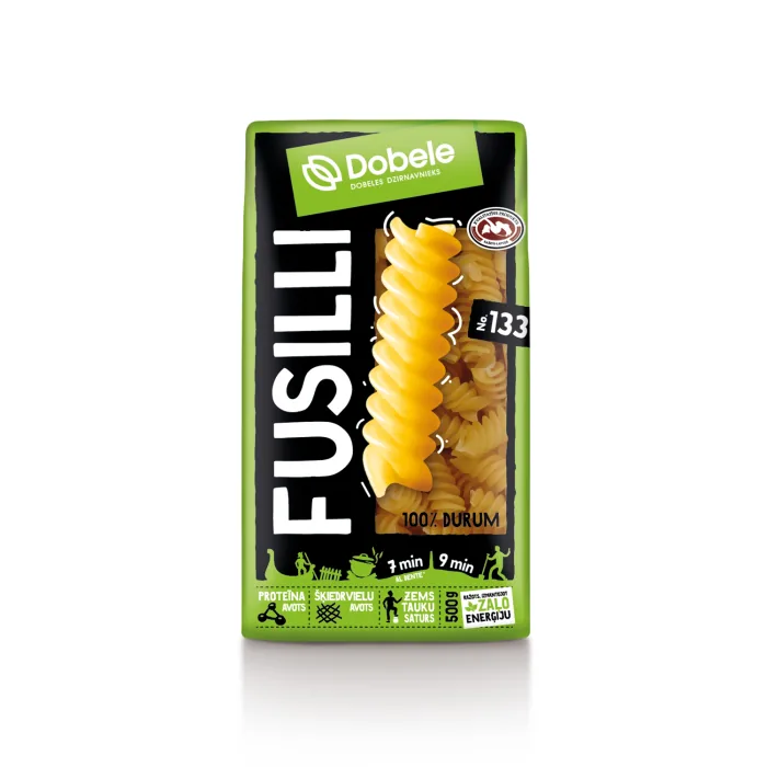 MAKARONI DOBELE NR.133 FUSILLI 500G