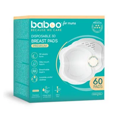 Baboo Premium spilventiņi krūšturim N60