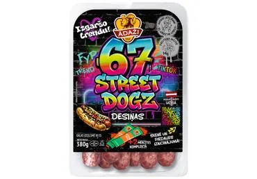 CEPAMDESIŅAS 67 STREETDOGZ AR MĒRCI ĀDAŽI 380G
