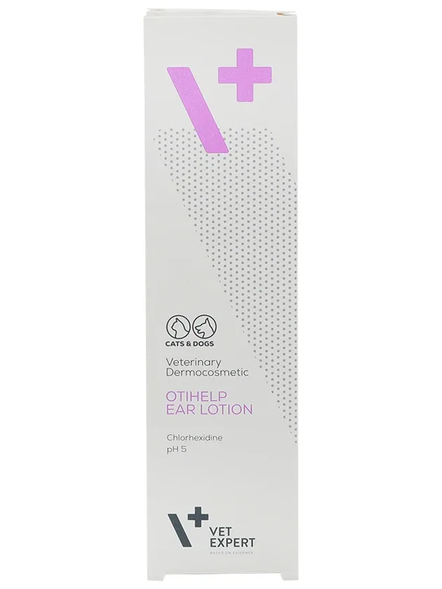 Vetexpert Otihelp ausu losjons suņiem un kaķiem, 75 ml