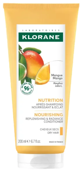 Klorane Mango matu kondicionieris, 200 ml