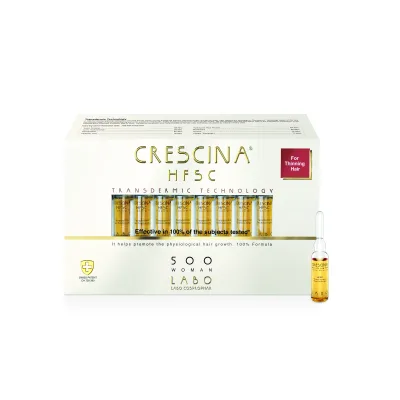 Crescina Transdermic Ampulas matu augšanai sievietēm, intensitāte 500, N20