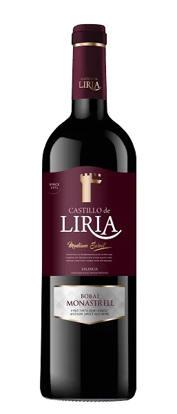 Sarkanvīns Castillo de Liria, sauss, 12,5%, 0,75 l