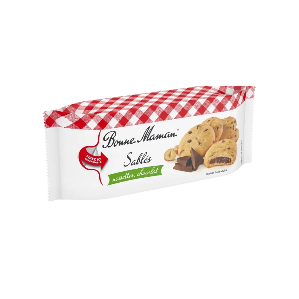 CEPUMI AR ŠOKOLĀDES PILDĪJUMU UN LAZDU RIEKSTIEM, 150G, BONNE MAMAN