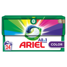 VEĻAS MAZGĀŠANAS KAPSULAS ARIEL COLOR 24 GAB.
