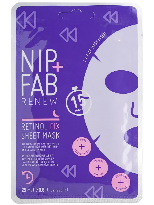 Nip+Fab Retinol Fix sejas maska, 25 ml