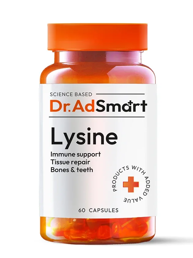 Dr. Ad Smart Lysine kapsulas, 60 gb.