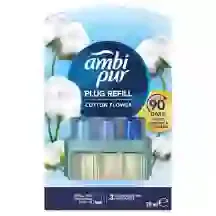 ELEKTRISKĀ GAISA ATSVAIDZINĀTĀJA UZPILDE AMBI PUR 3VOL COTTON RF, 20ML