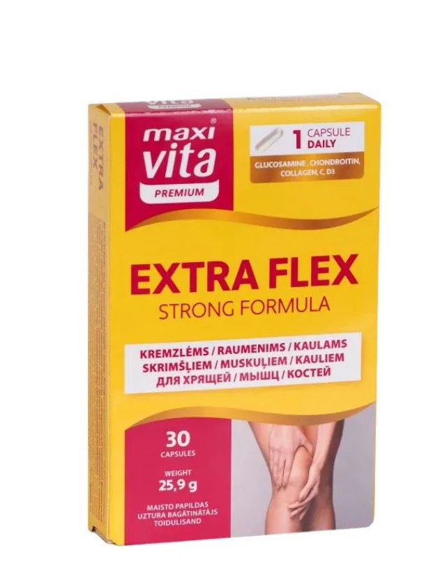 Maxi vita premium extra flex kapsulas, 30 gb.