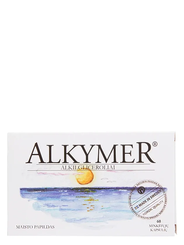 Alkymer haizivs aknu eļļa, 60 kapsulas