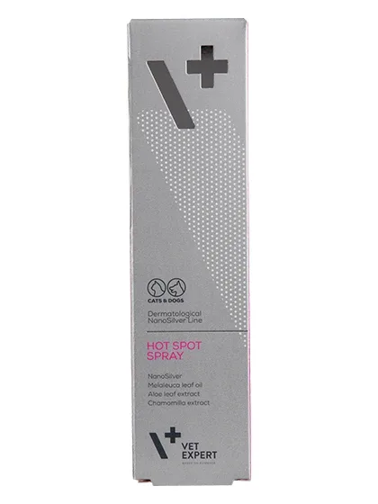 Vetexpert Hot Spot Aerosols lokālai ādas kopšanai suņiem un kaķiem, 100 ml