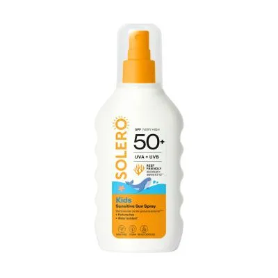 Solero Kids Sensitive Sun SPF50+ saules aizsargrspejs bērniem 200 ml